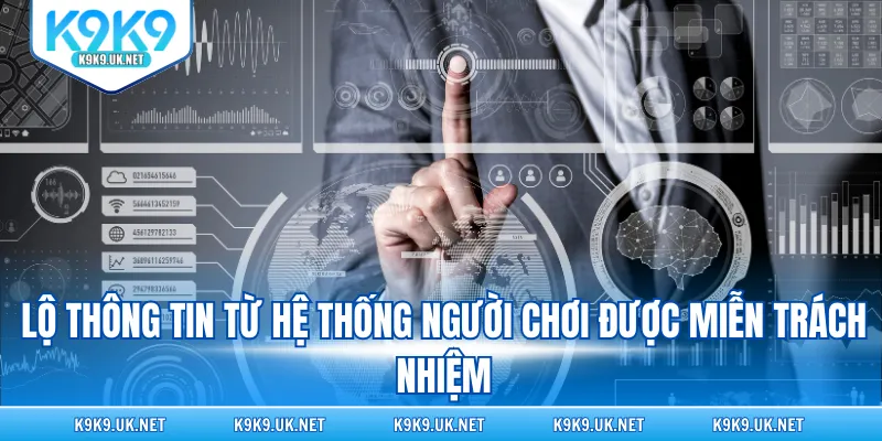 Lộ thông tin từ hệ thống người chơi được miễn trách nhiệm